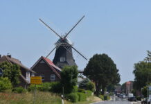 Die Mühle in Caroliniensiel Landkreis Wittmund