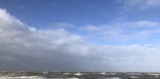 Ostfriesland Nordsee Wattenmeer Krummhörn Februar 2022