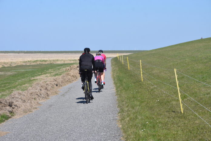 Achtung in der Woche werden Radfahrer zwischen Pilsum und Hamswehrum umgeleitet die Strecke ist ausgeschildert.