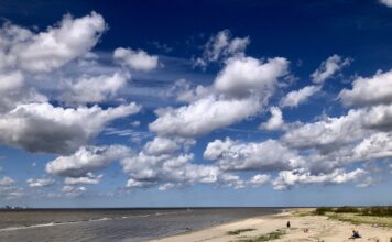 Die Nordsee in Emden an der Knock