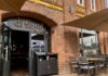 Terrasse da Sergion in Norden altes Zollhaus italienisches Restaurant