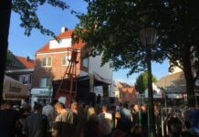 Summer in the City in Emden an der Wetserems Tonne zwischen den beiden Emder Märkten